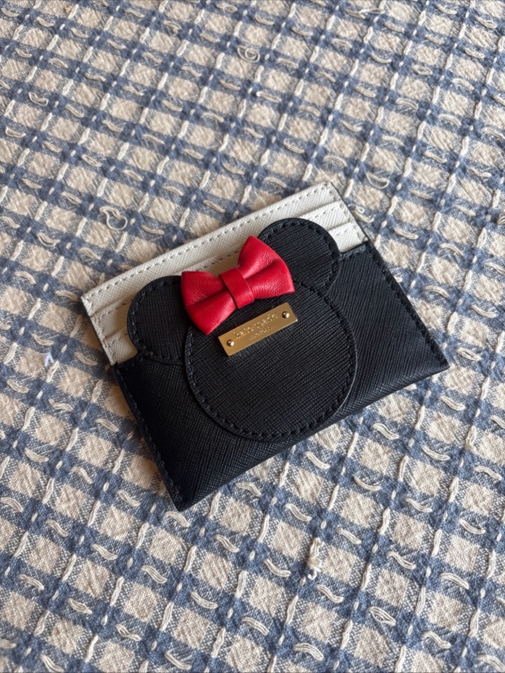 Kate Spade Disney Minnie Mouse Card Holder Card Case Limited Edition Wallet